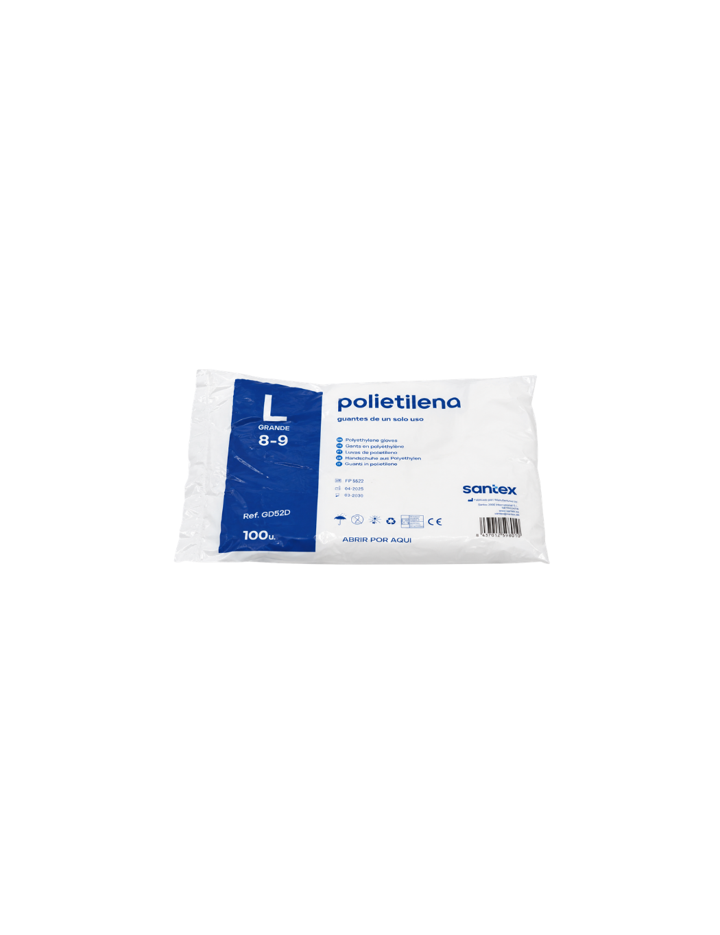 Gants plastique